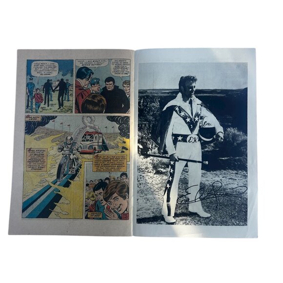 Evel Knievel #1 Marvel Comics and IDEAL 1974 VINTAGE & RARE - Picture 3 of 5